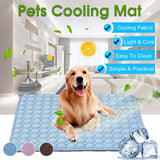 Blue cooling mat lifestyle