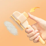 Orange comb self-cleaning demo